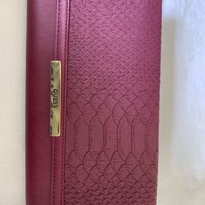 Small Burgundy Clutch